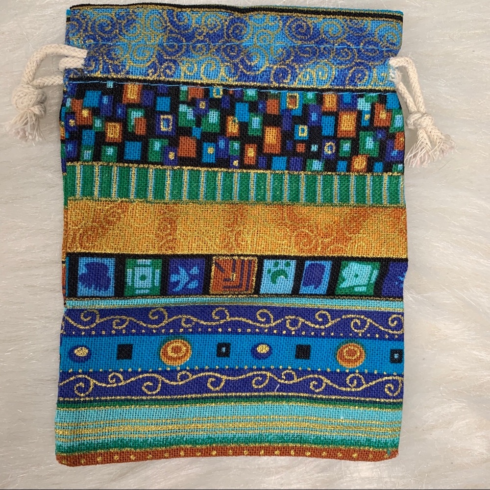 10 Aztec Print Cotton Jewelry/Gift Pouches: 4x5.5 - Picture 11 of 14